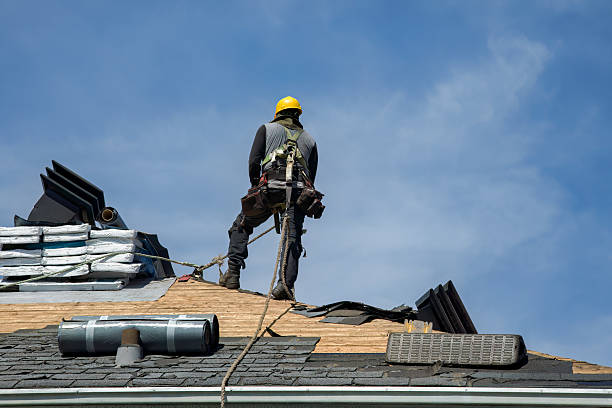 Professional Flat Roof Repair technician working in Mesa, CO